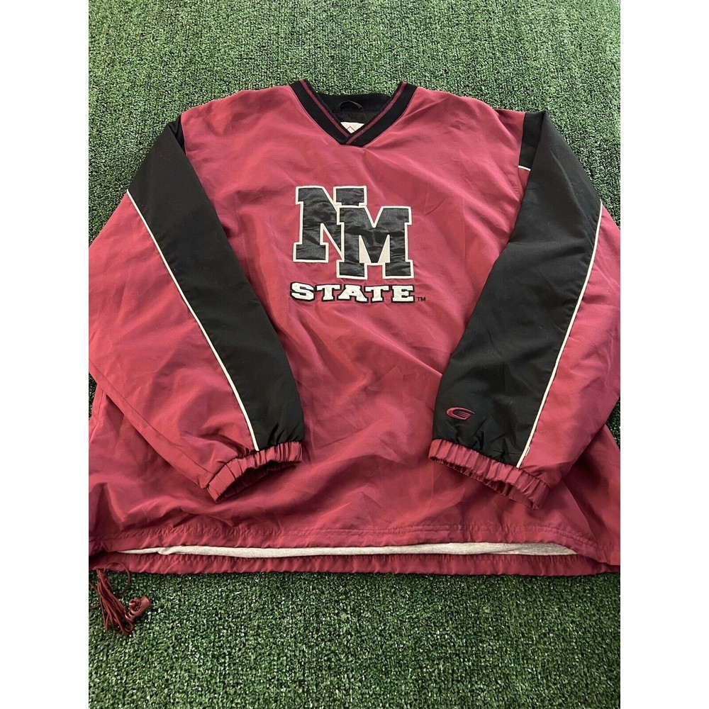 58 Sports New Mexico State College XL Warmup Jacket Windbreaker